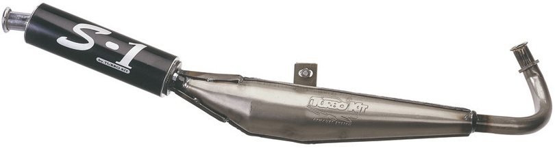 [H1067-S] EXHAUST PIPE SUZUKI LIDO 50 HOMOLOGATED