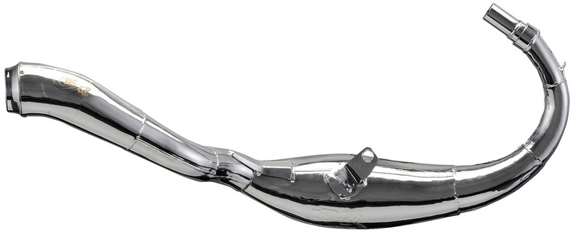 [CARR19-GPC] EXHAUST DERBI 80cc CROSS GP LINE (CHROMED)