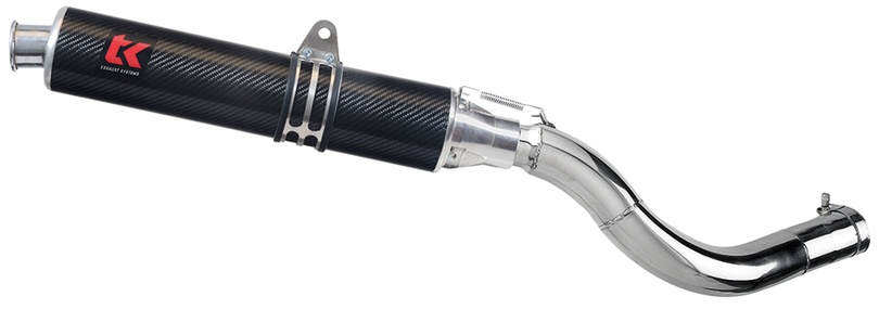 [4T052] EXHAUST HONDA FMX 650 2007 (TWO EXHAUSTS)