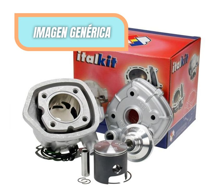 [K.68.747.G] Kit with crankshaft Connecting rod 80mm for Scooter Minarelli Horizontal Water to 77cc D.47,6 Stroke 43 B.12