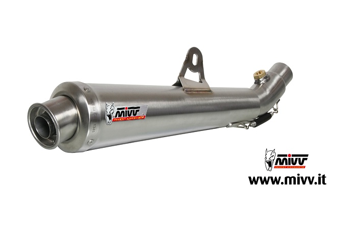 [K.011.LC3] MIVV EXHAUST PIPE SLIP-ON X-cone ST. STEEL KAWASAKI Z750 2004-06