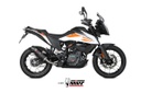 MIVV EXHAUST PIPE SLIP-ON OVAL CARBON WITH CARBON CAP KTM 390 ADVENTURE 2020-22
