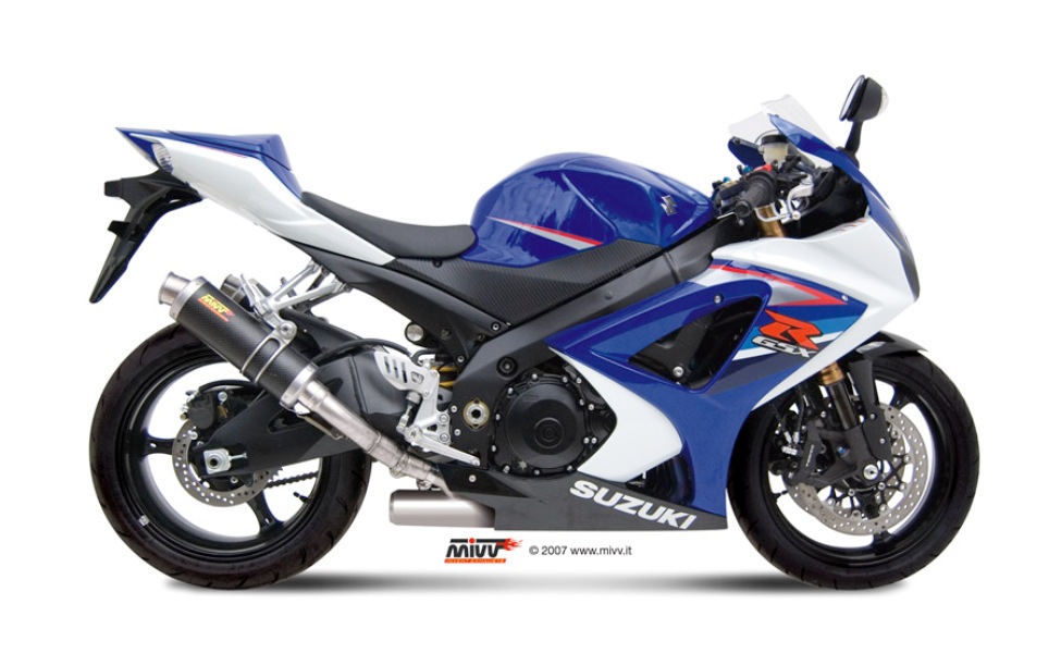 [S.028.L2S] TUBO DE ESCAPE MIVV 2 SLIP-ON GP CARBON SUZUKI GSX-R 1000 2007-08