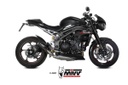 MIVV EXHAUST PIPE SLIP-ON MK3 CARBON TRIUMPH SPEED TRIPLE R / S / RS (2018-20)