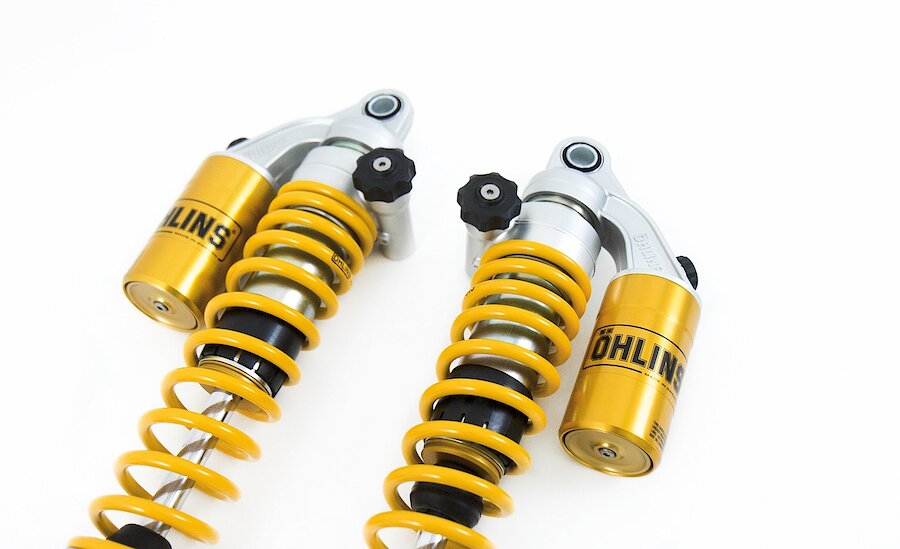 [HD 144] Pair of Öhlins shock absorbers STX 36 (360 mm, yellow springs) Harley Davidson Sportster XLH 1200 HD 144