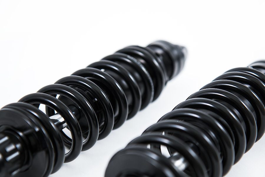 [TR 845] Pair of Öhlins shock absorbers STX 36 Blackline Triumph Thruxton 1200 TR 845