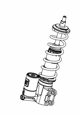 [PI 801] Amortiguador Öhlins STX 36 Scooter Piaggio Vespa Sprint 150 PI 801