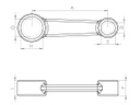 Cross connecting rod 2T TM 144 08-15