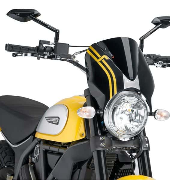 Retro fairing half-screen for DUCATI SCRAMBLER ICON (2015-2022)