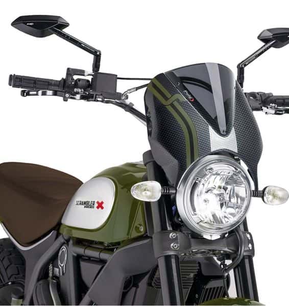 Retro fairing half-screen for DUCATI SCRAMBLER 1100 (2018-2021)