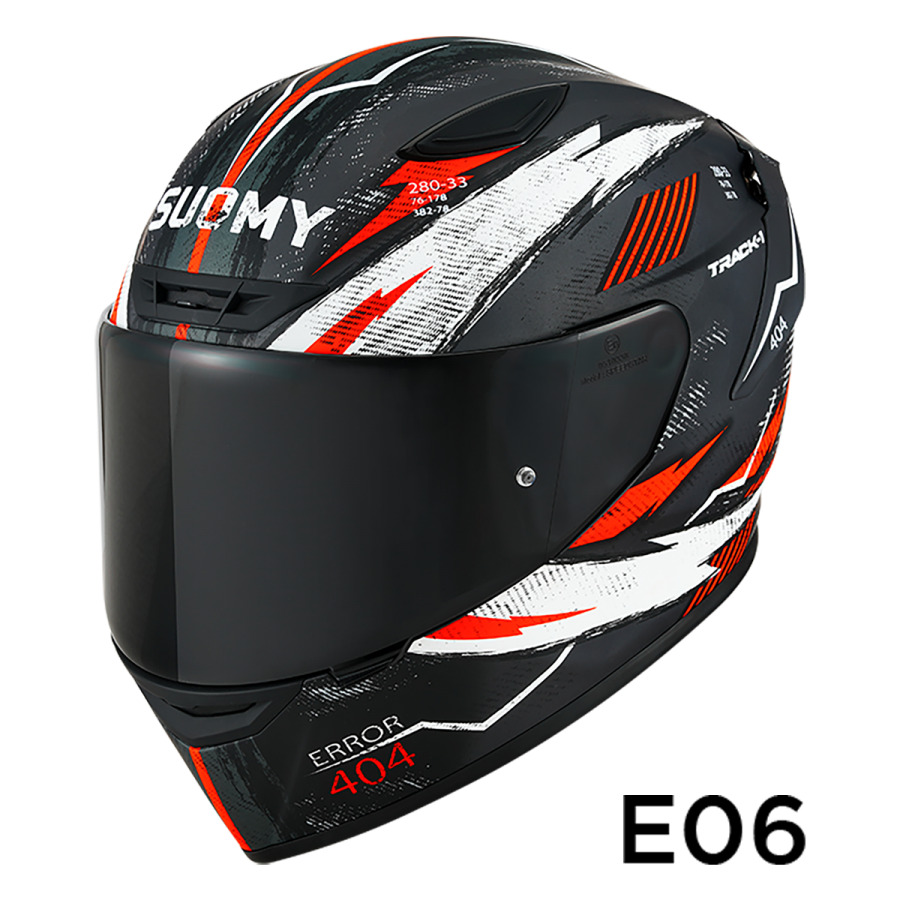 [K6T10010] SUOMY FULL-FACE HELMET TRACK-1 404 MATT E06